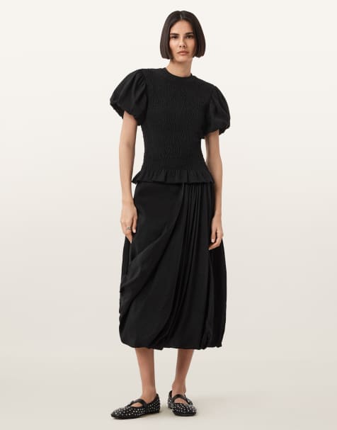 AllSaints – Nia – Rock in Schwarz - view 1