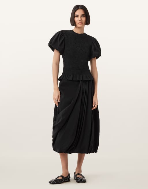 AllSaints – Nia – Rock in Schwarz