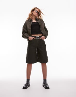 Allsaints Nicky Denim Shacket In Black