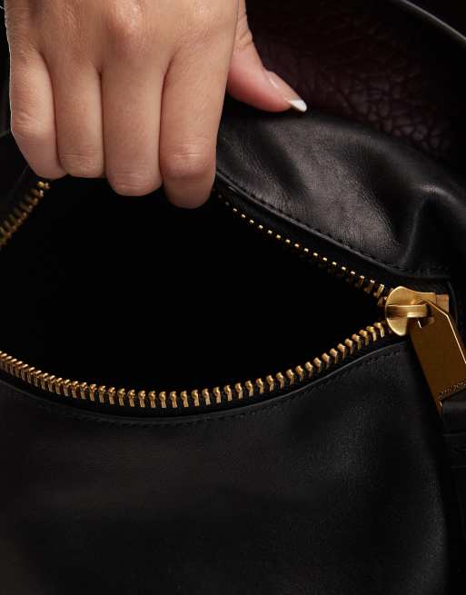 AllSaints noemie mini grab bag in black | ASOS