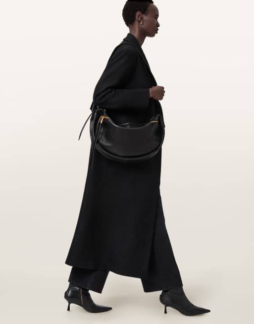 AllSaints Noemie shoulder bag in black, 4 of 4