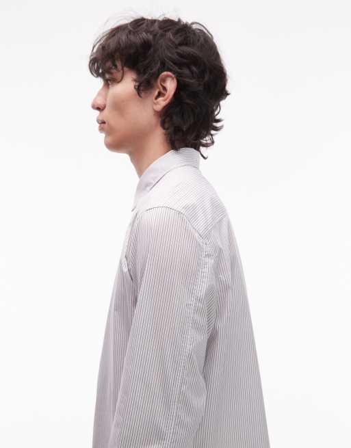 AllSaints – Nolan – Beżowa koszula z długimi rękawami, 4 z 5