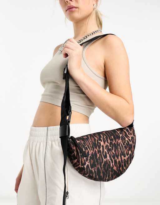 Women's Nylon Hobo Bag, Zipper Crossbody Bag With Adjustable Strap For Work  & Travel & Sports