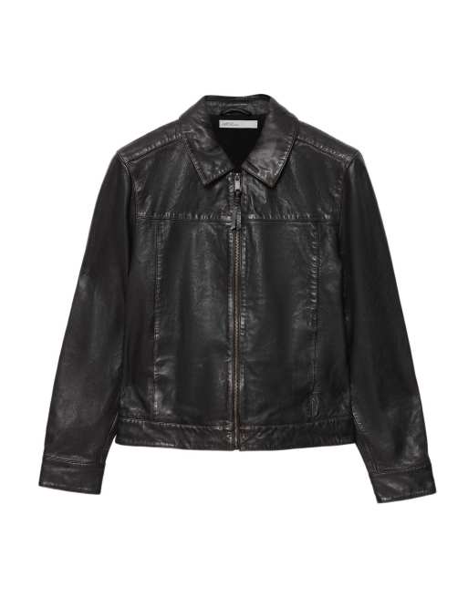 AllSaints Oakland Jacke in Schwarz/Braun, 2 von 6