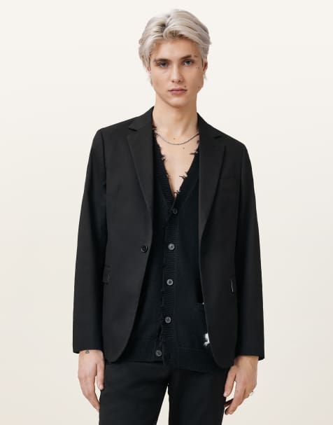 AllSaints – Odin – Blazer in Schwarz - view 1