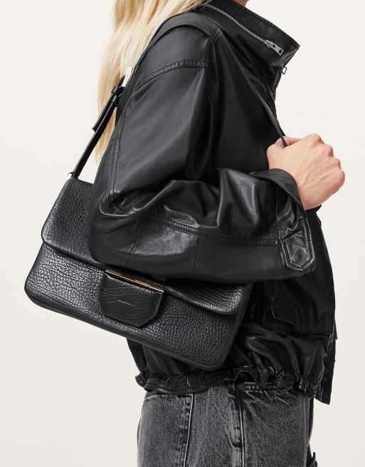 AllSaints - Ondine - Schoudertas in zwart