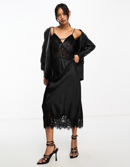 All saints hot sale dress black