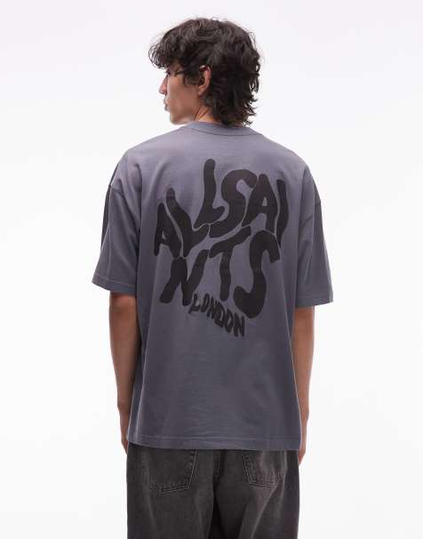 AllSaints – Orlando – Czarny T-shirt - view 1