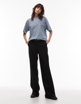 Allsaints Orlando Etta T-shirt In Blue