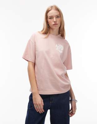 Allsaints Orlando Etta T-shirt In Pink