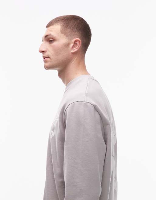 AllSaints – Orlando – Grå sweatshirt med rund halsringning, 4 av 5