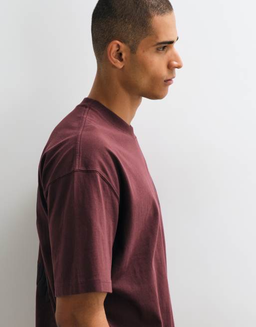 AllSaints Orlando t-shirt à manches courtes avec logo graphique et imprimé au dos en rouge, 4 de 5