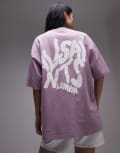 [AllSaints] AllSaints Orlando t-shirt in ashed purple 14 Ashed purple