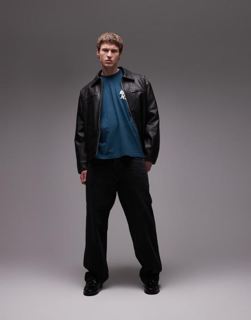 AllSaints – Orlando – T-Shirt in Blau mit Rückenprint, 4 von 4