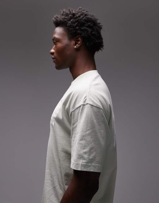 AllSaints - Orlando - T-shirt in leisteen groen, 4 van 5