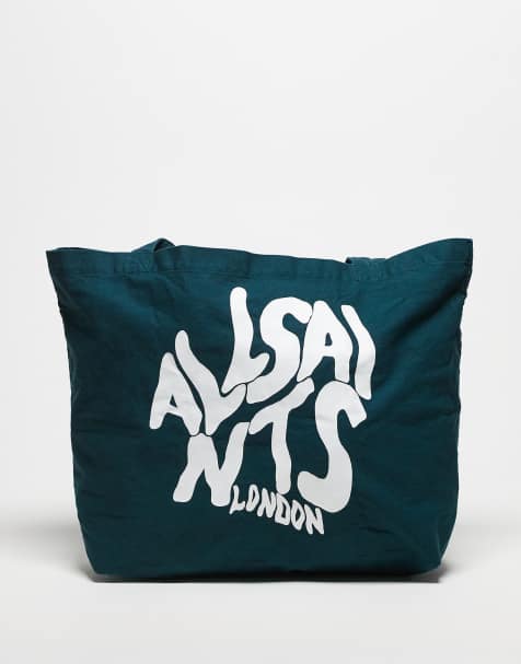 AllSaints - Orlando - Uniseks shopper tote tas in blauw - view 1
