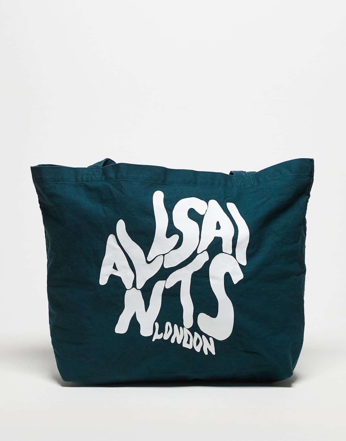 AllSaints Orlando unisex shopper tote bag in cove blue