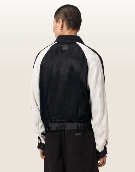 AllSaints - Orville - Jack in zwart en ivoorwit, 6 van 6