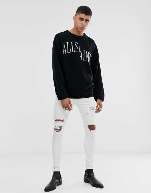 All saints clearance oversized jumper mens