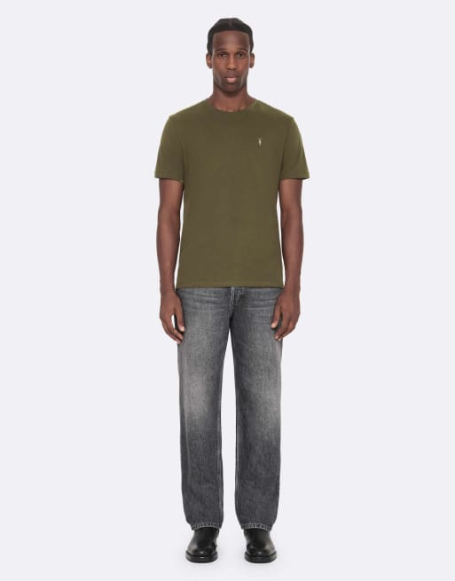 AllSaints - pack de 3 camisetas de cuello redondo Brace de manga corta en rosa/topo/caqui, 4 de 7