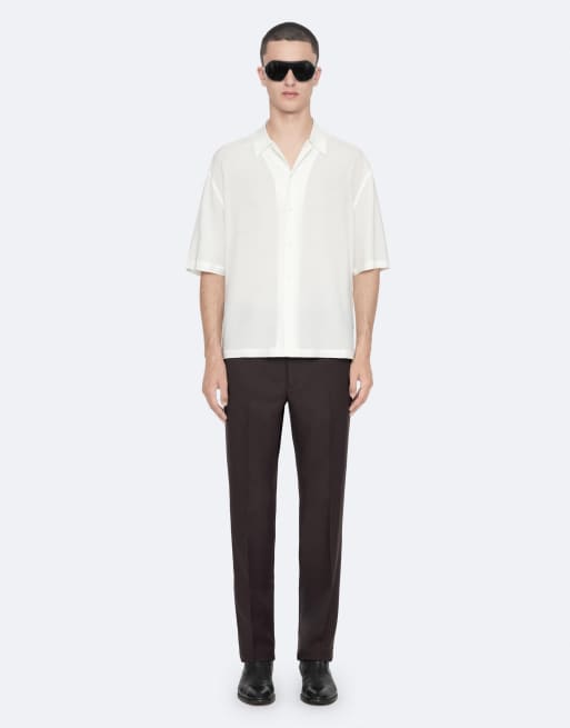 AllSaints pantalon Blunt marron chocolat, 2 de 5
