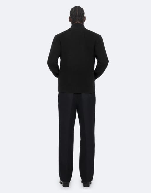 AllSaints Parker à fermeture zippée intégrale noir, 4 de 7