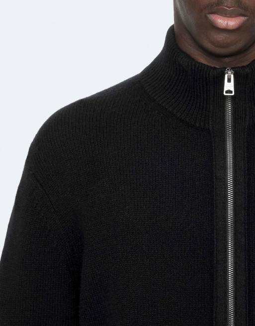 AllSaints Parker à fermeture zippée intégrale noir, 6 de 7