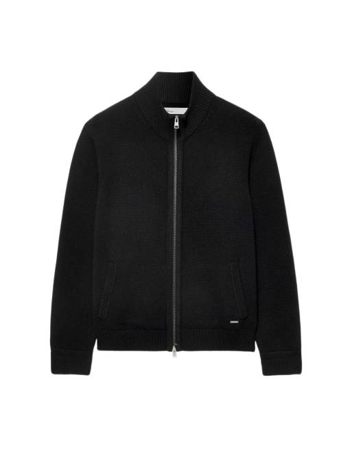 AllSaints Parker à fermeture zippée intégrale noir, 7 de 7