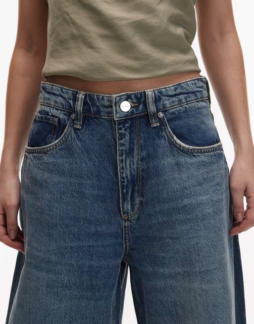 AllSaints – Payton – Verkürzte Barrel-Jeans in Vintage-Indigoblau, 5 von 5