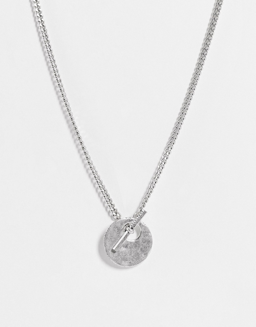 AllSaints pendant necklaces in silver