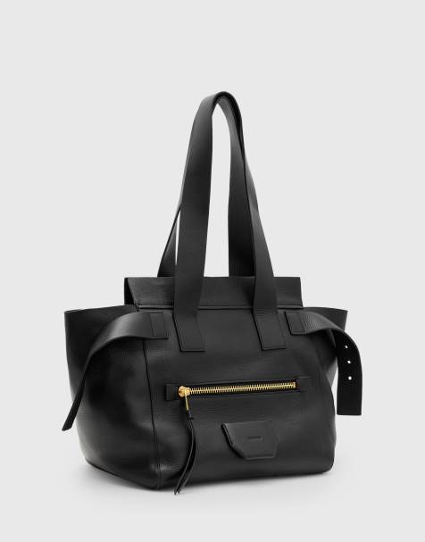 AllSaints Perez shoulder bag in black - view 1