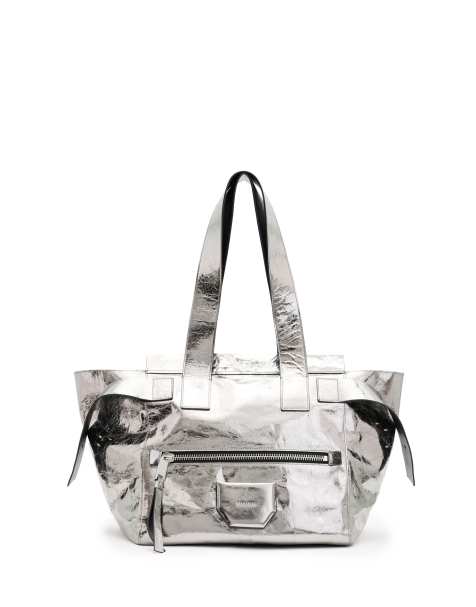 AllSaints Perez silver shoulder bag - view 1