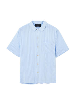 Perry - Kurzarmhemd in Kentucky-Blau Blau 52