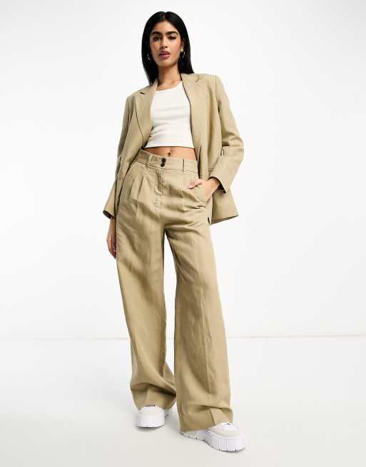 Dressy linen best sale pant suits