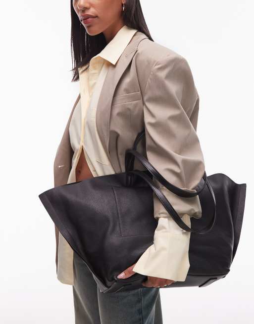 ALL SAINTS PHEONIX SPACIOUS LEATHER TOTE BAG AllSaints Phoenix Tote Bag | Black | FARFETCH main image 3