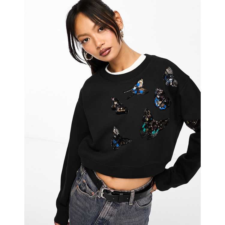 All saints women's on sale sweatshirt