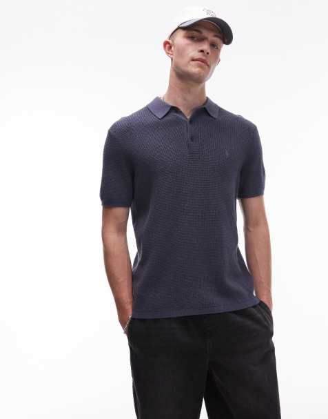 AllSaints - Polo - Bleu odyssée - view 1