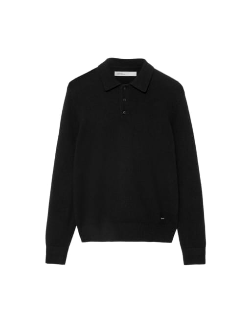 AllSaints polo Parker noir, 7 de 7