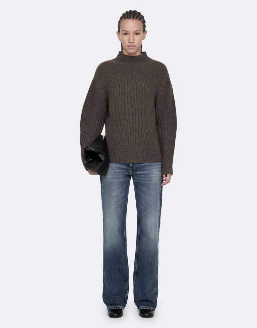 AllSaints pull Sadie en marron fauve, 2 de 6