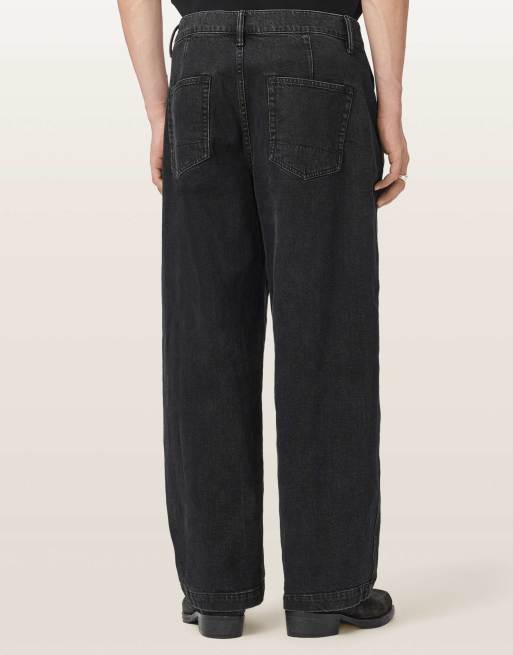 AllSaints Raafi Jeans in verwaschenem Schwarz, 3 von 7