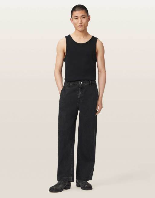 AllSaints Raafi Jeans in verwaschenem Schwarz, 5 von 7