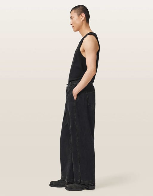 AllSaints Raafi Jeans in verwaschenem Schwarz, 7 von 7