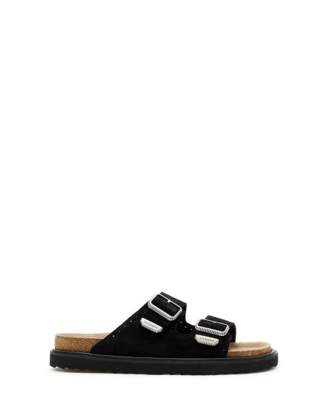 AllSaints – Randal – Sandalen in Schwarz - view 1