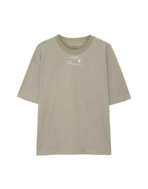 AllSaints Raphy Kurzarmshirt mit Rundhalsausschnitt in Fenchelgrün, 2 von 6