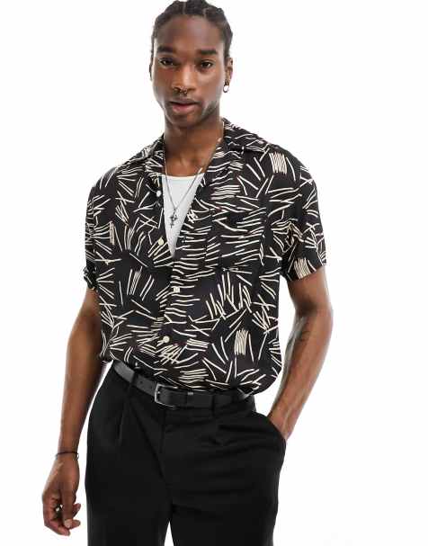 Short-Sleeved Printed Cotton Shirt - Men - Ready-to-Wear