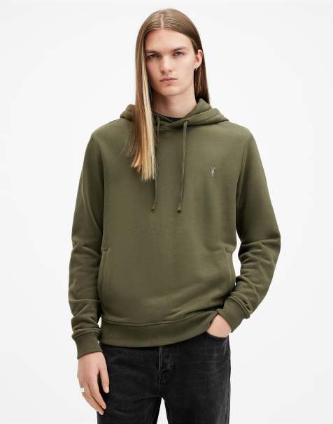 AllSaints - Raven - Hoodie in lichtgroen - view 1