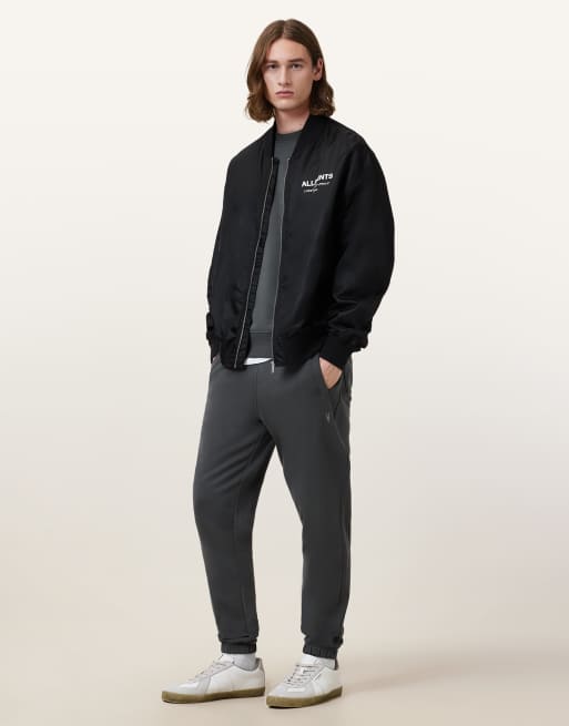 AllSaints – Raven – Jogginghose in Carter-Grau