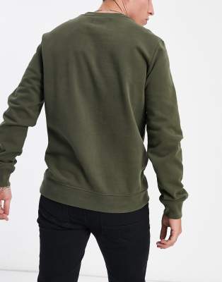 allsaints raven crew sweatshirt