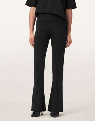 AllSaints - Rebecca - Hose in Schwarz mit Reißverschluss