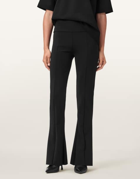 AllSaints – Rebecca – Hose in Schwarz mit Reißverschluss - view 1